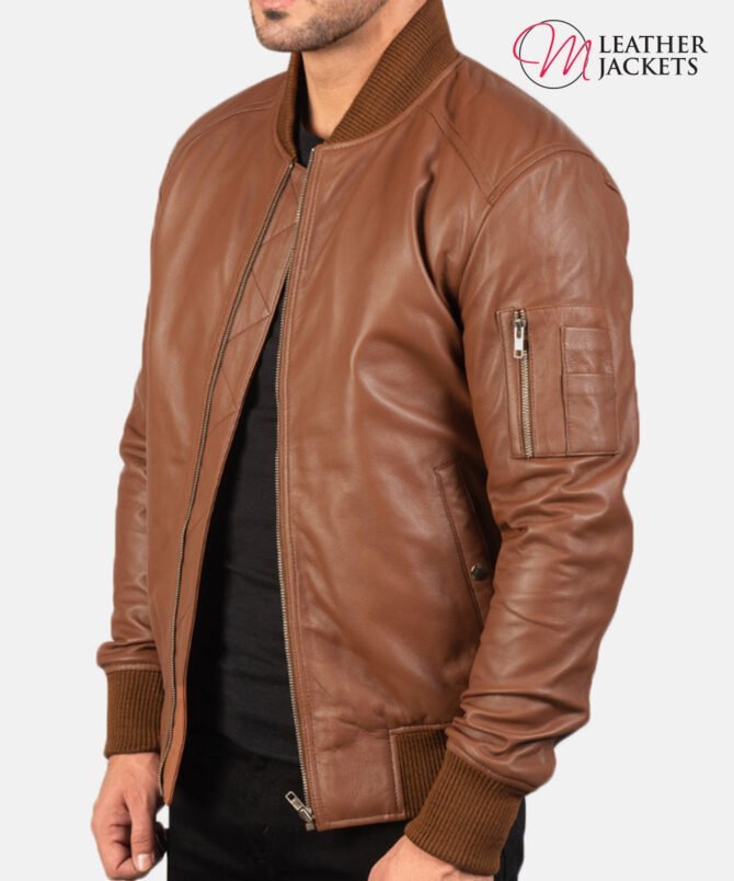 Men's+Bomia+Ma-1+Brown+Leather+Bomber+Jacket7819-4-1579778569432 Men's+Bomia+Ma-1+Brown+Leather+Bomber+Jacket7819-4-1579778569432