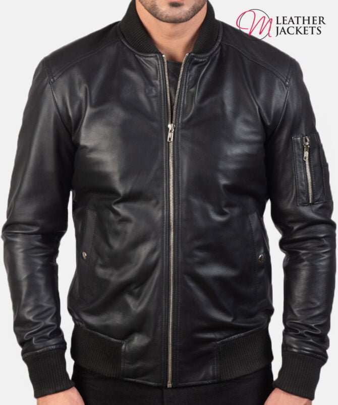 Men's+Sven+Black+Leather+Bomber+Jacket8054-5-1578915622472