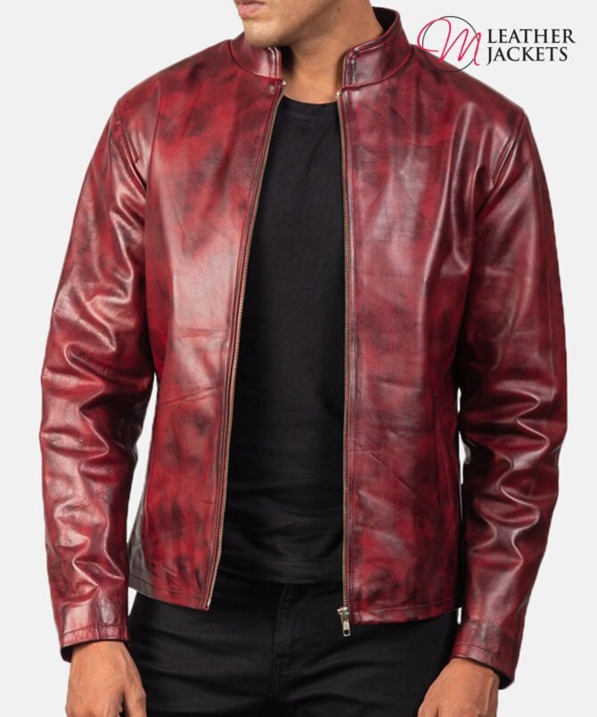 MensAlexDistressedBurgundyLeatherJacket59323-5-1568979194299