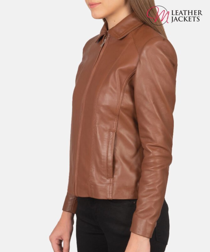 Women's+Colette+Brown+Leather+Jacket+Side+Pose-3-1659373319849 Women's+Colette+Brown+Leather+Jacket+Side+Pose-3-1659373319849