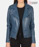 Women's+Flashback+Blue+Leather+Biker+Jacket+Close+Front-5-1659373857325