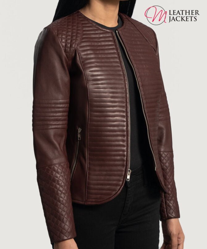 Women's+Nexi+Quilted+Maroon+Leather+Jacket+Side+Pose-3-1664298246223 Women's+Nexi+Quilted+Maroon+Leather+Jacket+Side+Pose-3-1664298246223