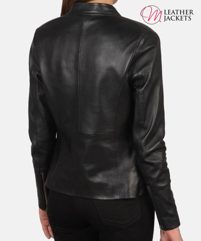 Women's+Rave+Black+Leather+Biker+Jacket+Tilted+Back-8-1659377036052 Women's+Rave+Black+Leather+Biker+Jacket+Tilted+Back-8-1659377036052