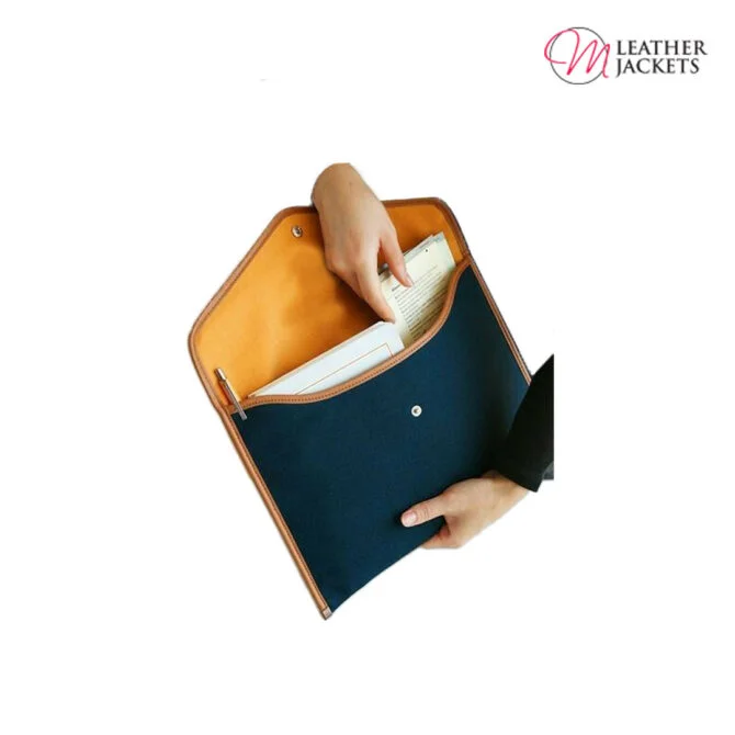 leather file holder