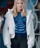 Best-Christmas-Ever-2023-Heather-Graham-White-Jacket