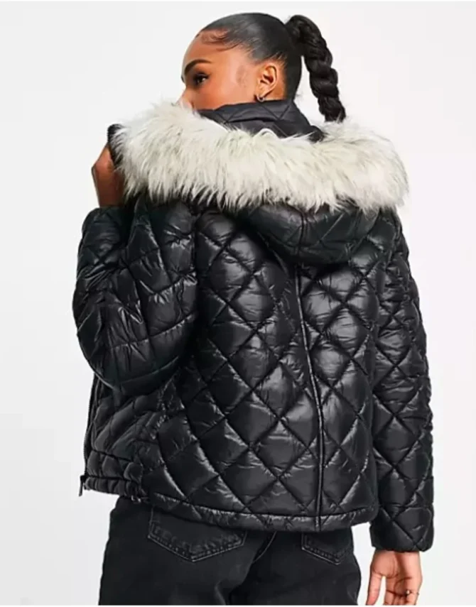 Supacell 2024 Nadine Mills Black Black Quilted Jacket Supacell 2024 Nadine Mills Black Black Quilted Jacket
