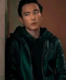 The Umbrella Academy Ben Hargreeves Black Leather Jacket