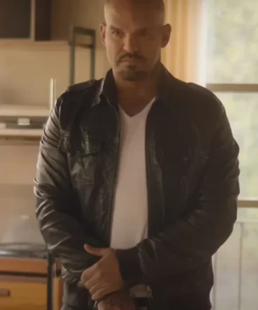 Amaury Nolasco Kevin Land Of Women Black Leather Jacket