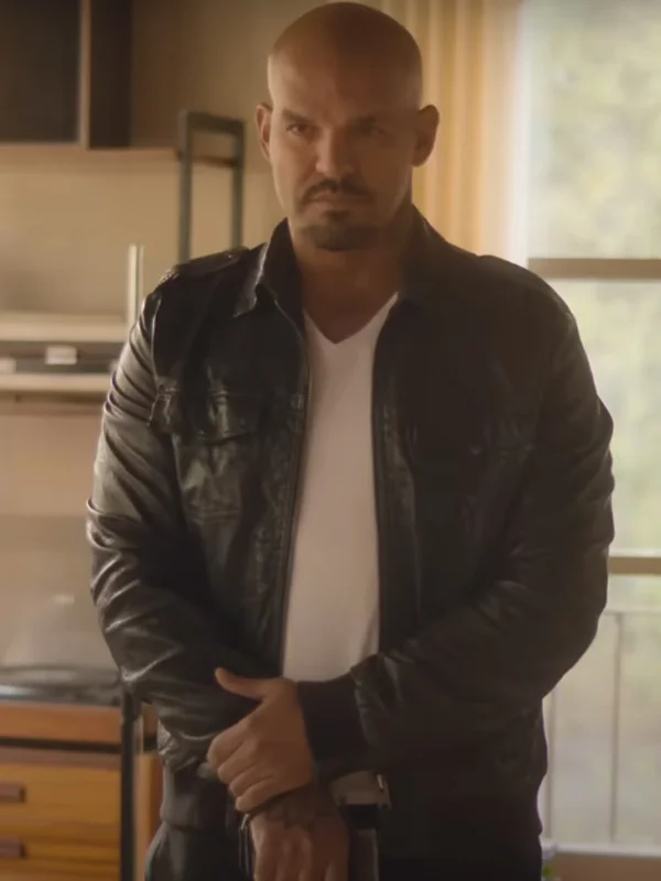 Amaury Nolasco Kevin Land Of Women Black Leather Jacket