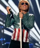 American Singer Jon Bon Jovi USA Flag Jacket