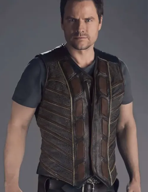 Anthony Lemke Dark Matter Black Leather Vest