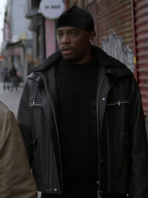 Cane Tejada Power Book II Ghost S04 Black Leather Jacket Cane Tejada Power Book II Ghost S04 Black Leather Jacket