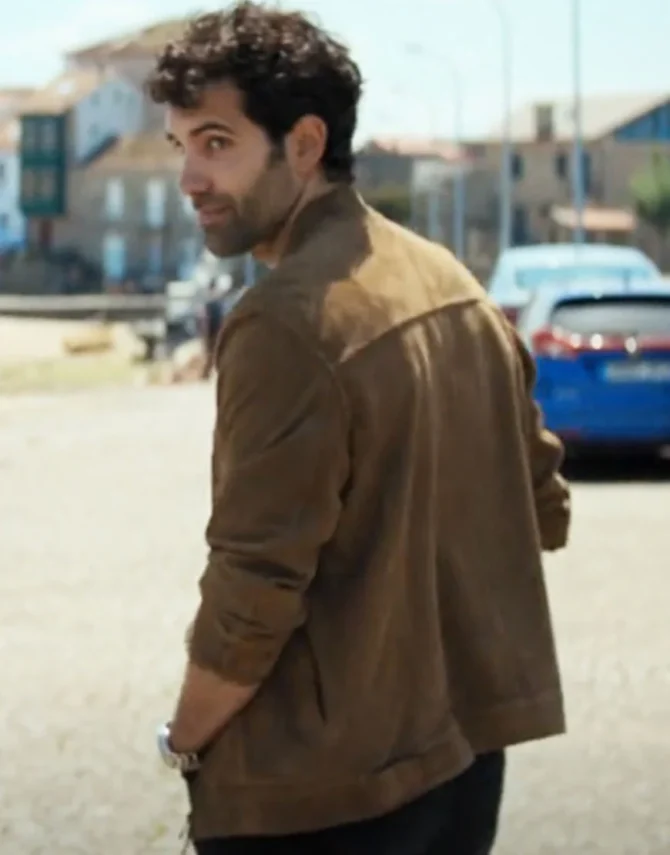 Gangs Of Galicia 2024 Tamar Novas Brown Suede Jacket Gangs Of Galicia 2024 Tamar Novas Brown Suede Jacket