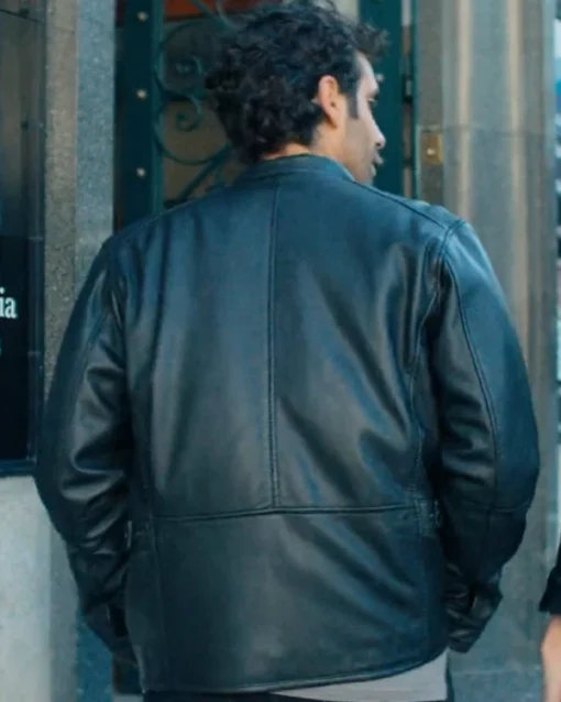 Gangs Of Galicia 2024 Tamar Novas Leather Jacket Gangs Of Galicia Tamar Novas Leather Jacket black