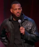 Marlon Wayans Good Grief Leather Jacket Black