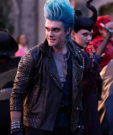 Descendants: The Rise of Red 2024 Hades Studded Leather Jacket