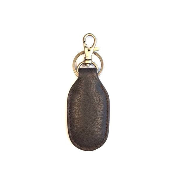 Adam Brown Leather Keychain