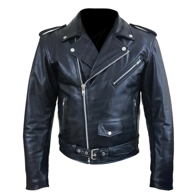 Classic Black Leather Jacket