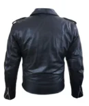 Biker Style Classic Leather Jacket black