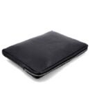 Black Leather Laptop 15' Sleeve