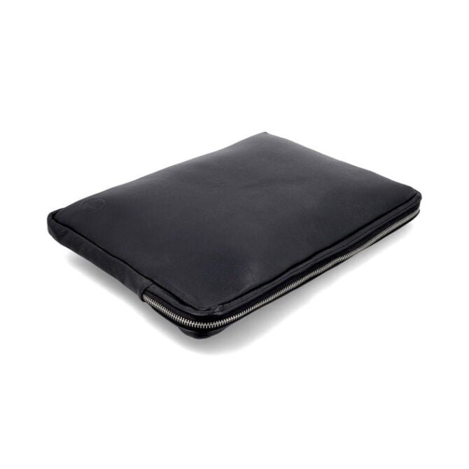 Black Leather Laptop 15' Sleeve Black Leather Laptop 15' Sleeve