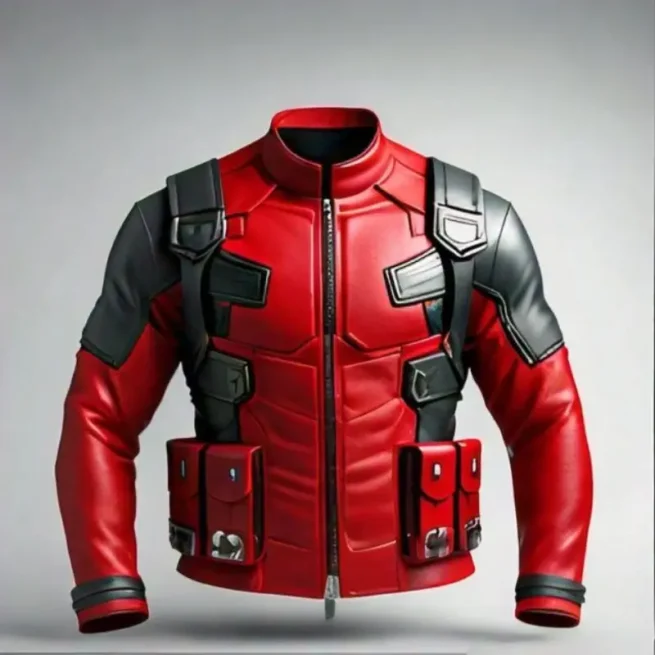 Deadpool And Wolverine Ryan Reynolds Leather Jacket