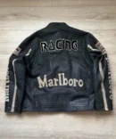 Marlboro 90s Leather Racing Nascar Jacket