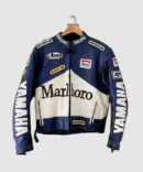 Marlboro X Yamaha 90s Leather Racing Jacket