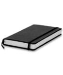 Oslo Black Pocket Sized Leather Notebook