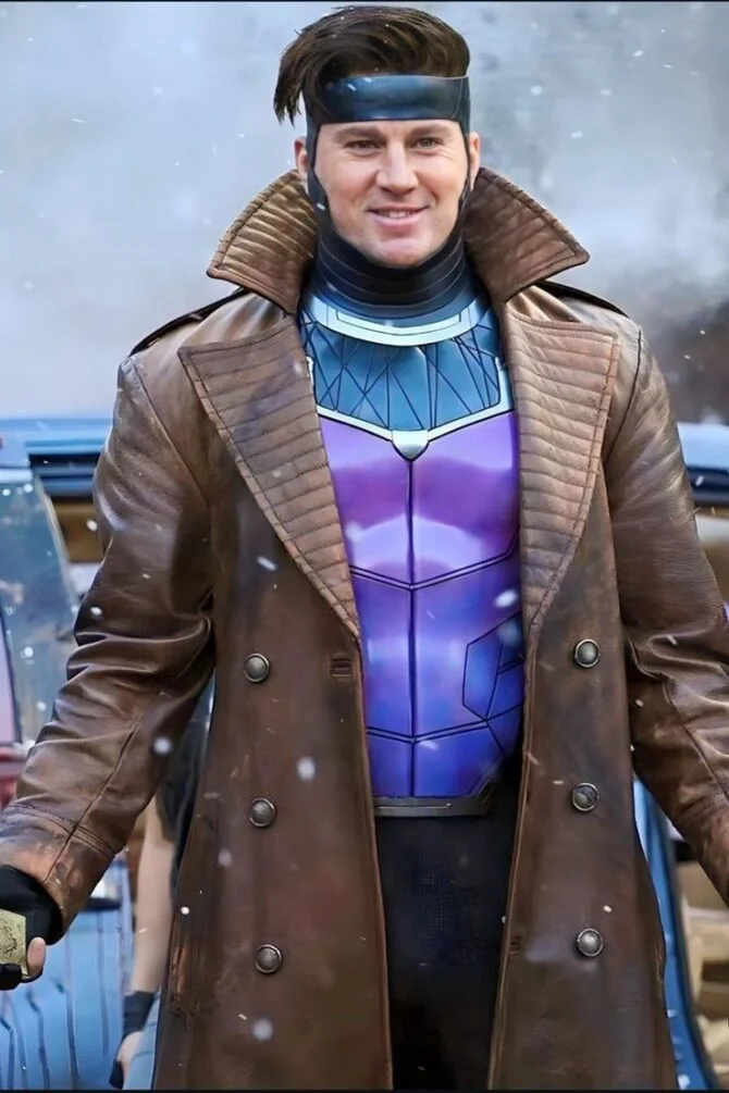 Remy LeBeau Gambit Trench Coat brown