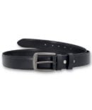 black leather belt