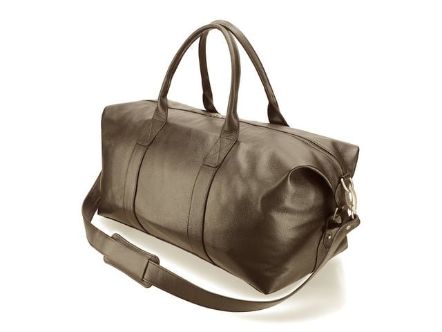 brown Leather Duffle Bag brown Leather Duffle Bag