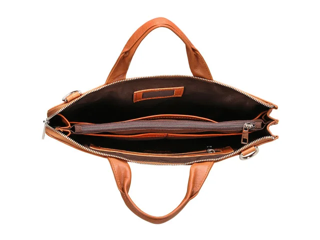 brown Slim Laptop Briefcase. brown Slim Laptop Briefcase.