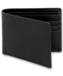 leather wallet black