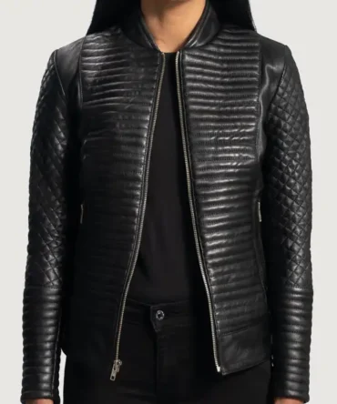 Cityscape Black Genuine Leather Jacket