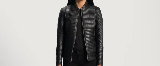 Cityscape Black Genuine Leather Jacket