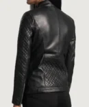 Orient Titanum Black Quilted Racer Jacket