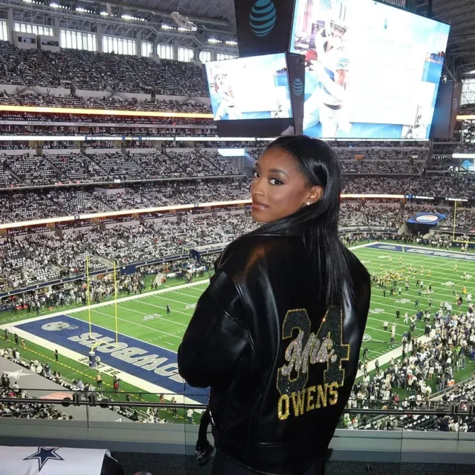 Simone Biles Black Genuine Leather Jacket for girls Simone Biles Black Genuine Leather Jacket for girls