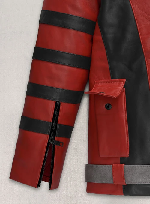 Dwaynee Johnson Red One Leather Jacket mleatherjackets Dwaynee Johnson Red One Leather Jacket