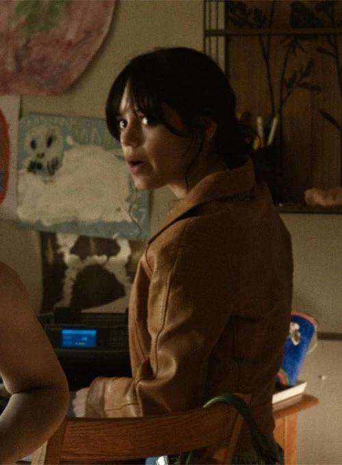 Jena Ortega FinestKind Leather Jacket mleatherjackets Jena Ortega FinestKind Leather Jacket