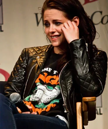 Kristen S. Classic Leather Jacket