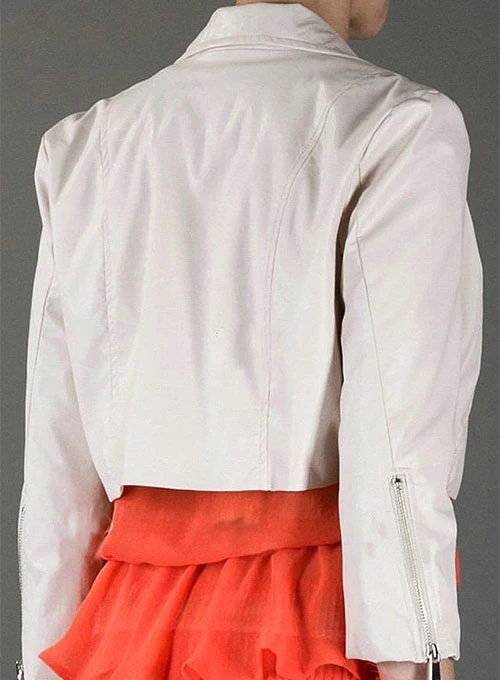 Clasic white women's Leather Jacket mleatherjackets Clasic white women's Leather Jacket