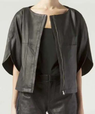 Luxee black Leather Jacket