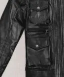 Timeles Rugged Gray Leather Jacket – Women's Edition