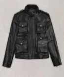 Timeles Rugged Gray Leather Jacket – Women's Edition