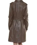 Modern Luxee Leather Long Coat