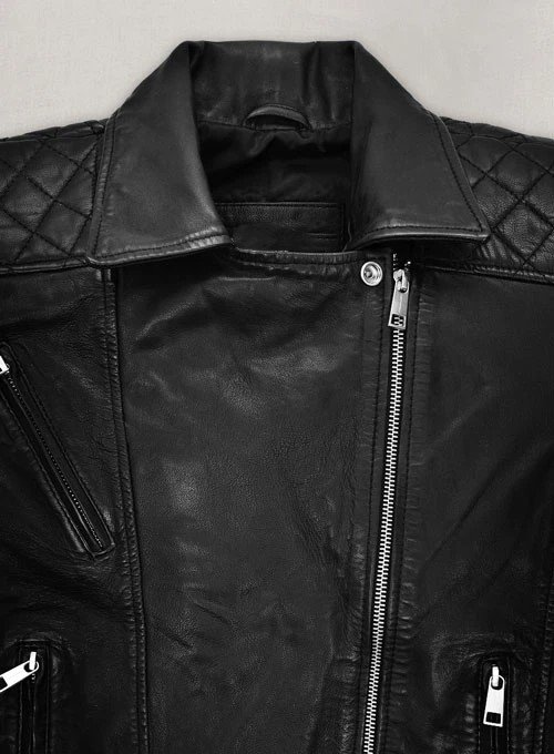 Lucy Halee Black Leather Jacket mleatherjackets Lucy Halee Black Leather Jacket