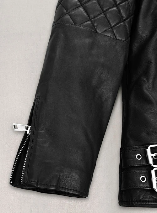 Lucy Halee Black Leather Jacket mleatherjackets Lucy Halee Black Leather Jacket