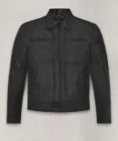 Pierce Brosnan Black Leather Jacket | Inspired by The Out-Law's