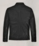 Steeve Burton Quilted Black Leather Jacket– GH Collection